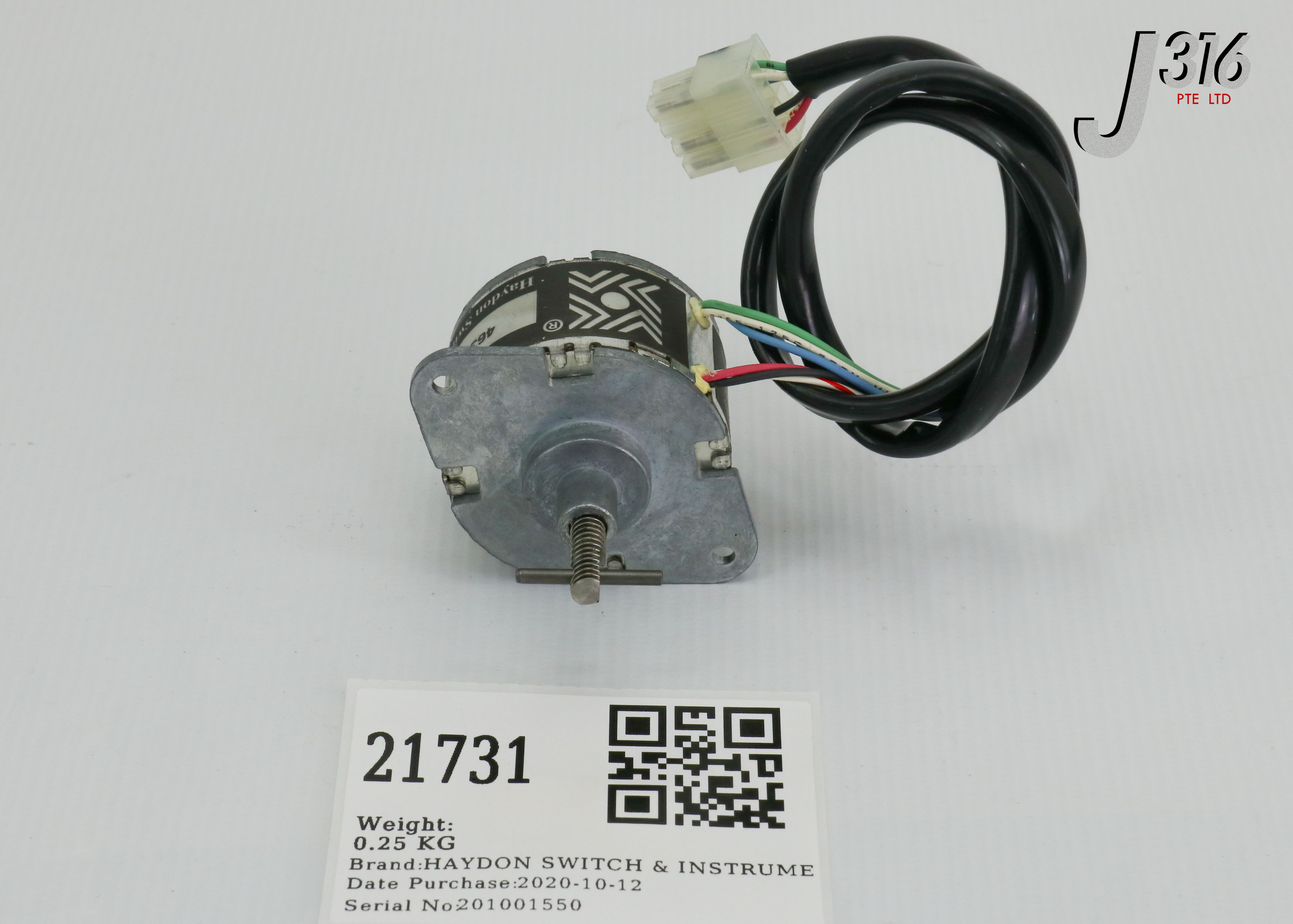 Ｋ‼️ 21731 HAYDON SWITCH & INSTRUMENT STEPPER MOTOR, 12VDC, 10W 46361